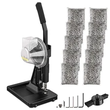 Yescom Grommet Tool Kit 10000pcs 3/8" Leather Hole Punch Eyelet Press Machine