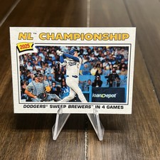 2026 Topps Heritage Los Angeles Dodgers NL Championship #277🔥🔥