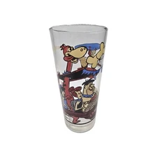 Vintage Flintstones 1977 Pepsi Collectible Glass Hanna-Barbera