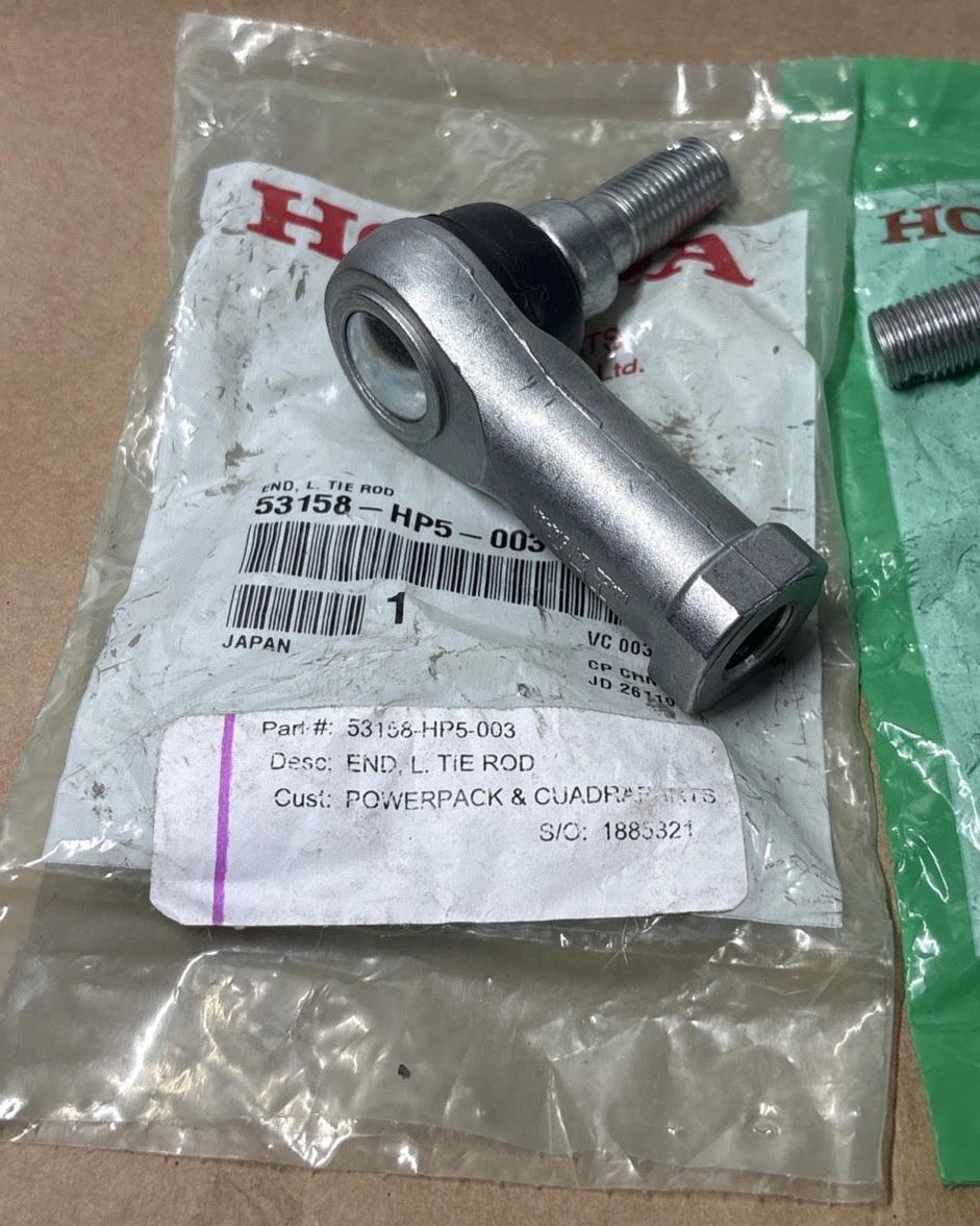 Honda Genuine OEM ATV Tie Rod End LH RH 53157-HP5-003 53158-HP5-003 photo 3