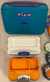 SEGA PICO VSMILE LEAPSTER LOT CONSOLES CONTROLLERS EDUCATIONAL TOYS UNTESTED