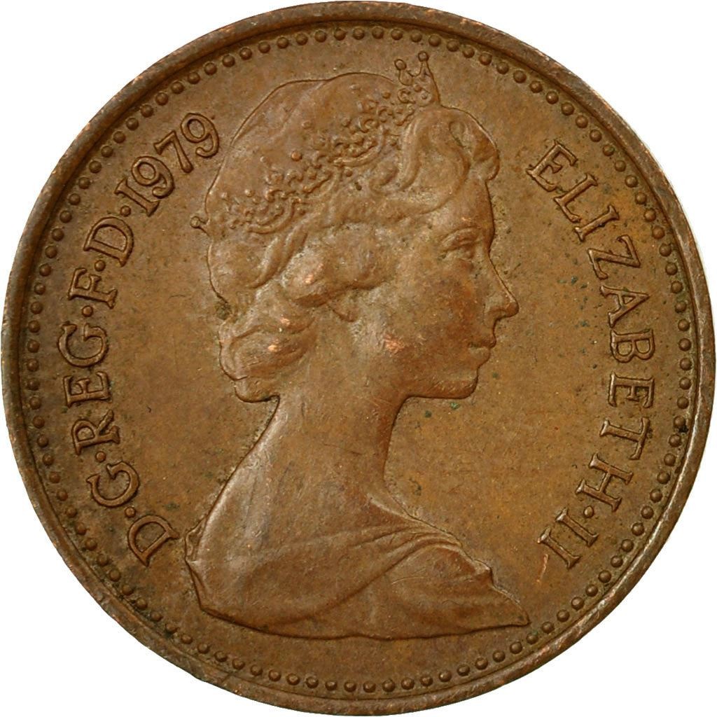 United Kingdom | 1/2 New Penny Coin | Elizabeth II | Km:914 | 1971