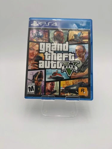 PlayStation 4 Grand Theft Auto V Video Game - Tested, Case, Manual & Inserts