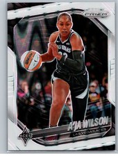 2025 Panini Prizm WNBA #76 A’ja Wilson White Seismic Prizms