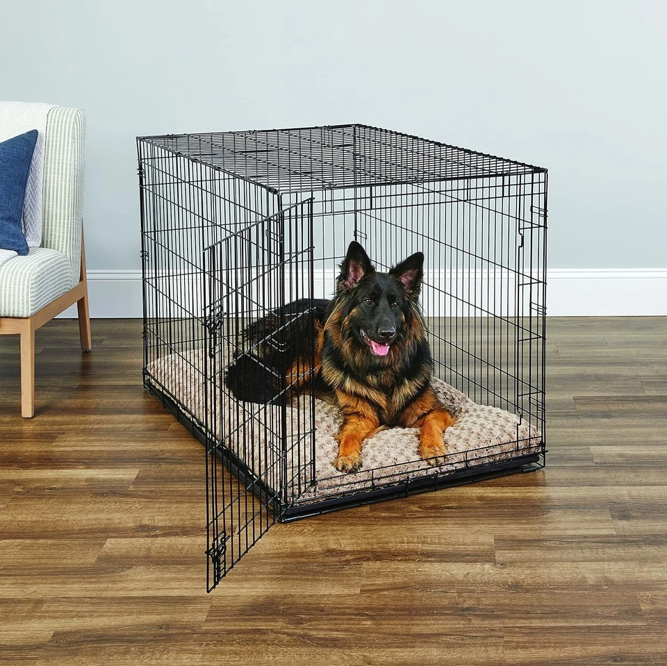 Secure Single Door 48-Inch Dog Crate for Large Breeds - Image 4 of 4
