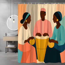 Colorful Art Shower Curtain for Modern Home Decor