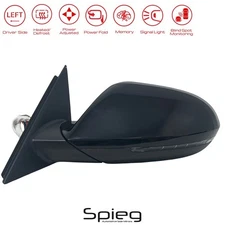 Driver Side Mirror for 2012-2018 Audi A6 with BSM Memory Signal Power Folding
