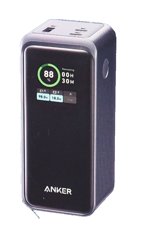 Anker Prime 20000mAh 200W USB-C Portable Power Bank - Black