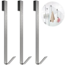 12 in Shower Door Hooks, Towel Hooks for Bathrooms, Shower Hooks for Towels, ...