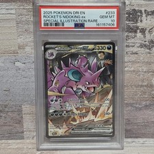 Pokemon Team Rocket's Nidoking ex Destined Rivals Special Illus. Rare 233 PSA 10 on eBay