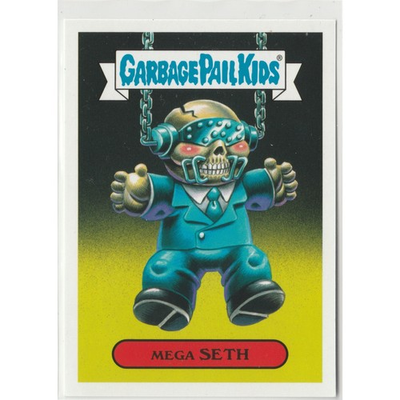 #ad Mega Seth #3a Garbage Pail Kids GPK Megadeth Dave Mustaine Vic Rattlehead $13.99