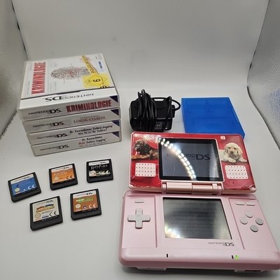 Nintendo DS NTR-001 Pink Handheld Konsole Pink Zustand Gut Getestet Gaming Spiel