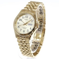  Seiko Watch Watch Alba Standard Quartz AQGK469 Men's Champagne Gold