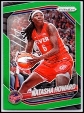 2025 Panini Prizm WNBA #54 Natasha Howard Green Prizms Indiana Fever