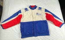 VTG 1990s New England Patriots Apex One Big Shoulder Logos Jacket Missing Hood