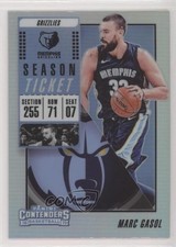 2018 Panini Contenders Season Ticket Premium Edition Silver Prizm Marc Gasol 9l4