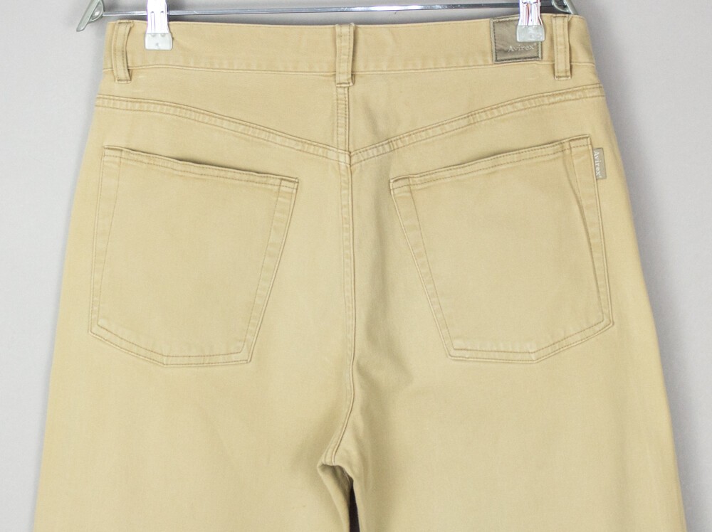 AVIREX Men Straight Leg Slim Stretch Chino Trousers Size W32 L28 image 6