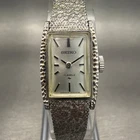 Seiko Watch Women 15mm Silver Dial Silver Tone Rectangle 10-3580 Works