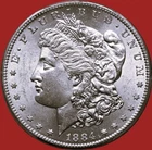 1884S   Morgan Dollar Nice Eye Appeal low mintage   BU   Beautiful