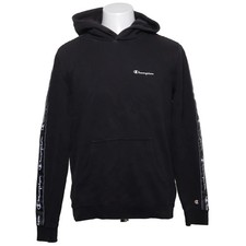 Champion, Kapuzenpullover, Größe: L, Schwarz, Baumwolle/Polyester #0CM