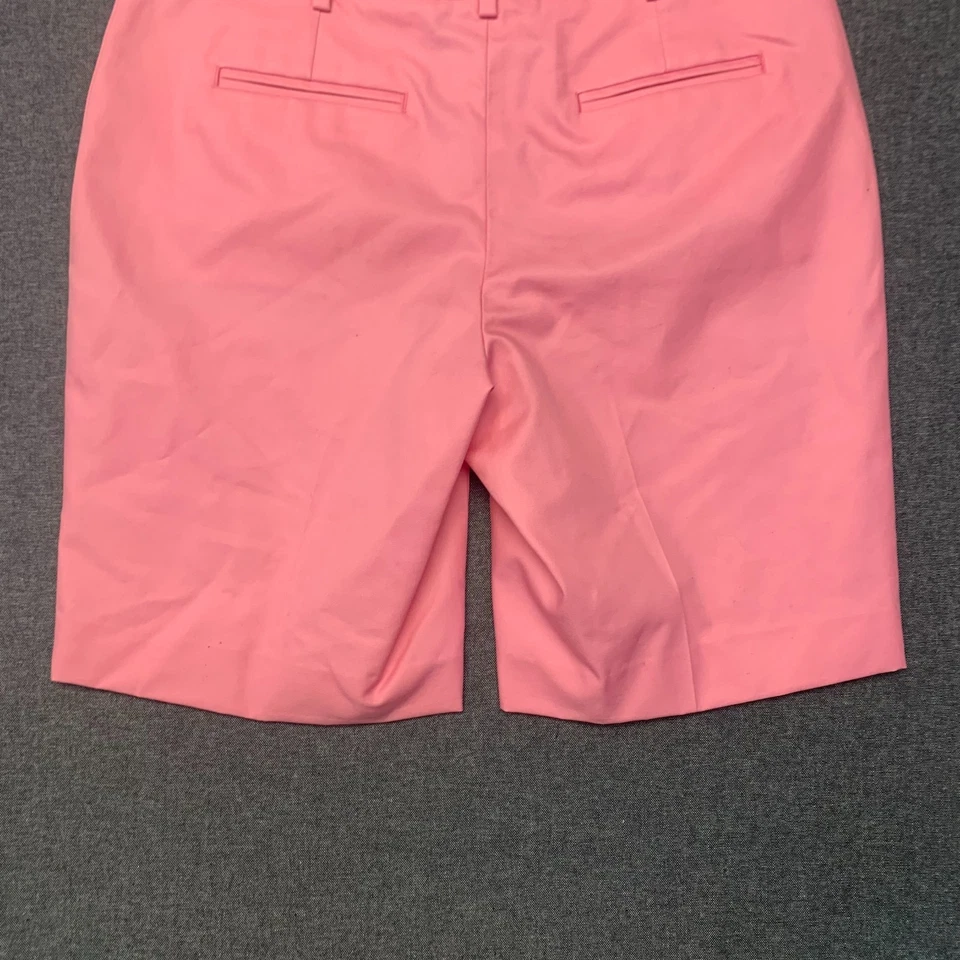 Pantalones Cortos Brooks Brothers 346 Mujer Talla 6 Rosa Frente Plano Bermuda Chino Verano Foto 2 de 4