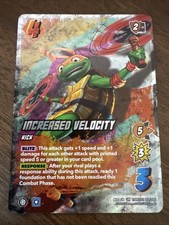 UniVersus Increased Velocity 20/186 Teenage Mutant Ninja Turtles Ultra Rare Foil