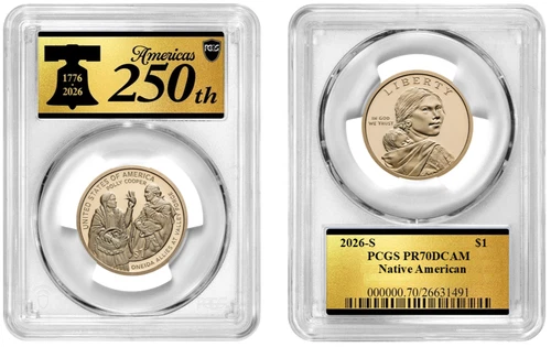 2026-S Native American Dollar Proof — photo from the most recent tracked eBay sale