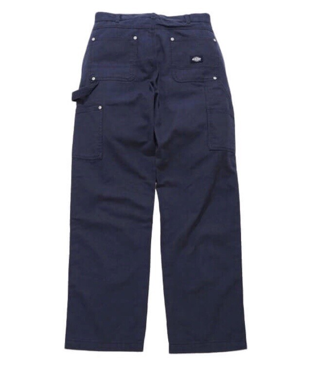 パンツ Dickies bleach wide painter denim DICKIES - Distressed Paint Splatter White Cropped Painter