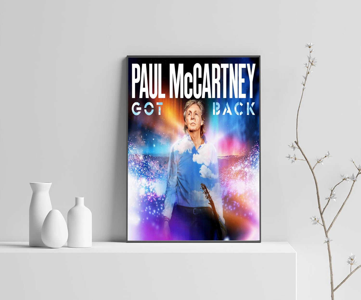 P mccartney Got Back Tour 2024 Poster, Gift Poster