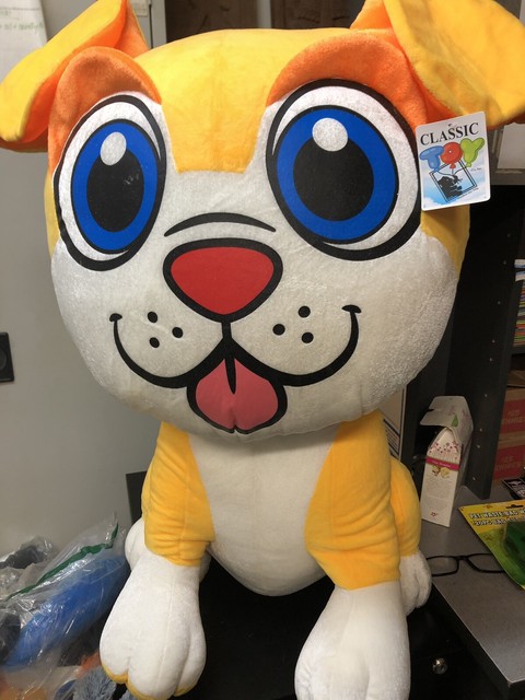 EXTRA LARGE JUMBO PUPPY DOG PLUSH CLASSIC TOYS YELLOW ORANGE | eBay