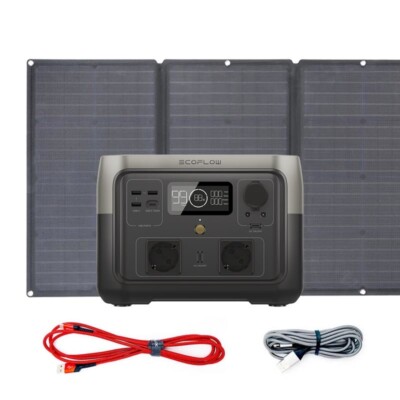 EcoFlow River 2 Max inkl. 1x 160W Solarpanel (0% MwSt. nach §12 Abs. 3 UStG)