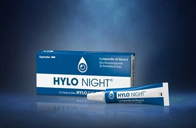 Hylo Night Eye Ointment Vitamin A - For Dry Eye like VitA Pos Like Xailin night