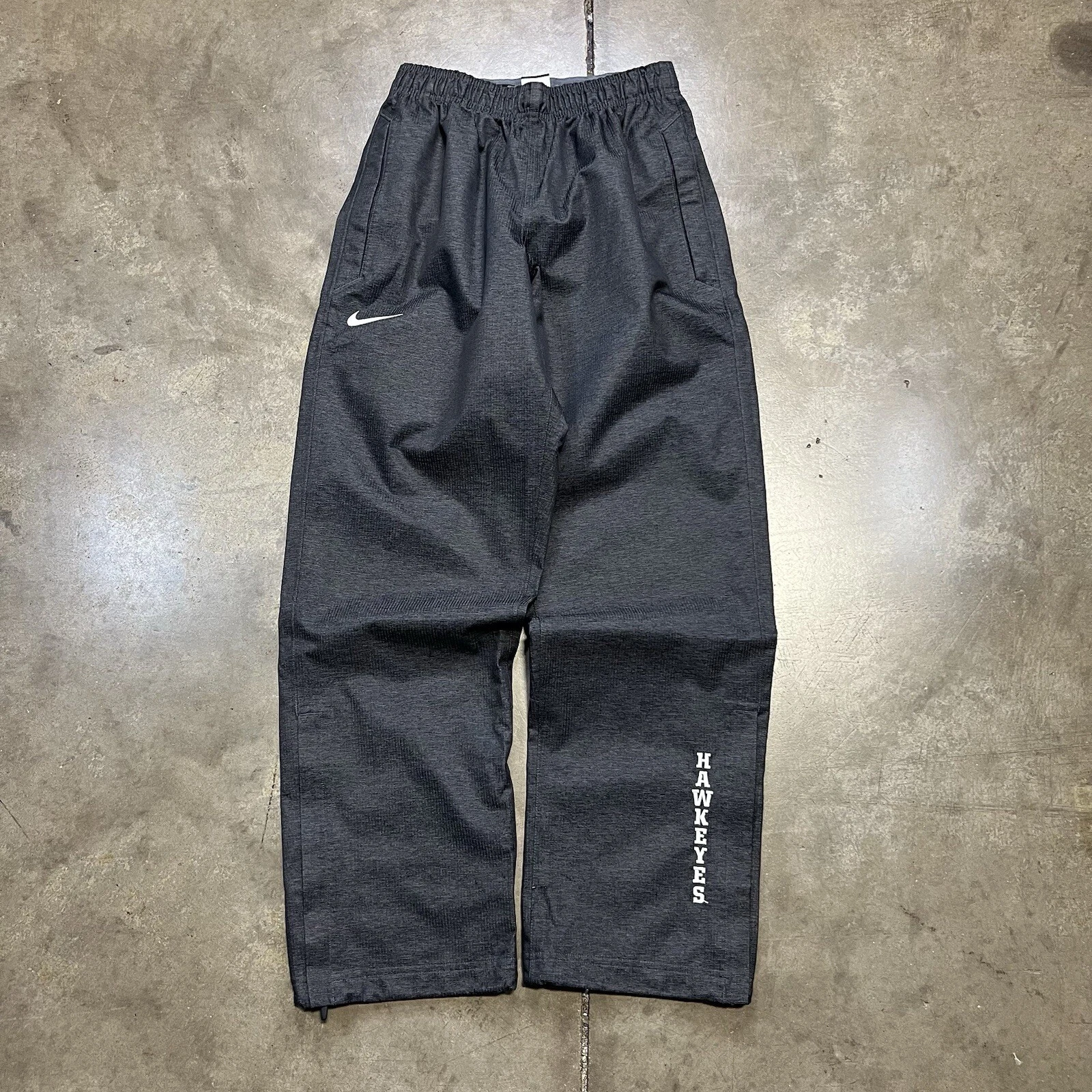 Nike Storm Fit Pants Mens Small Grey Iowa Hawkeyes On Field Player Issued Water