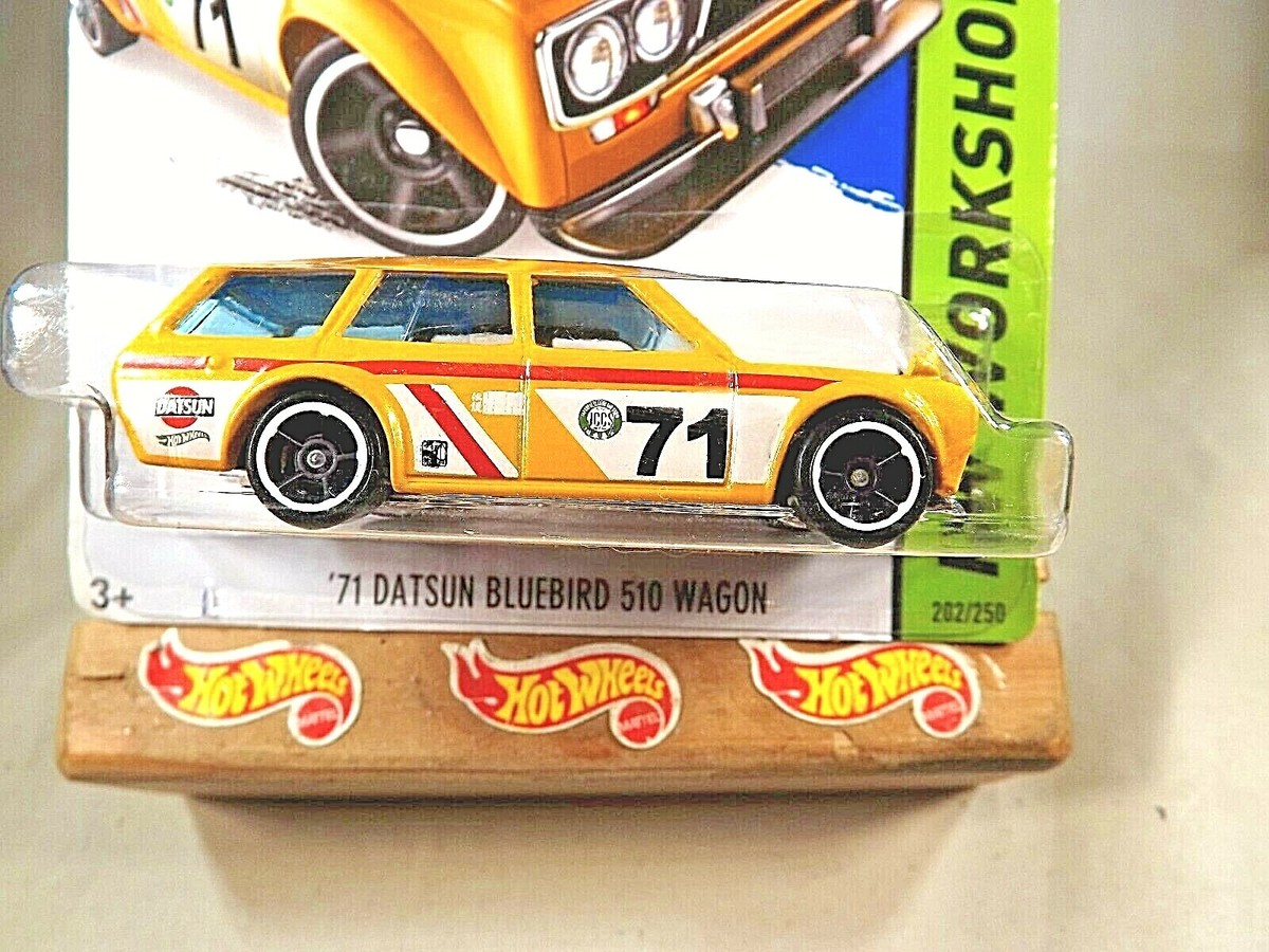 2015 Hot Wheels #202 HW Workshop '71 DATSUN BLUEBIRD 510