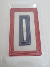 Plastic rectangle July 4th / Americana style serving tray