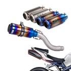 Slip on For Triumph Daytona 675R 2006-2012 Exhaust Tips Mid Link Pipe System