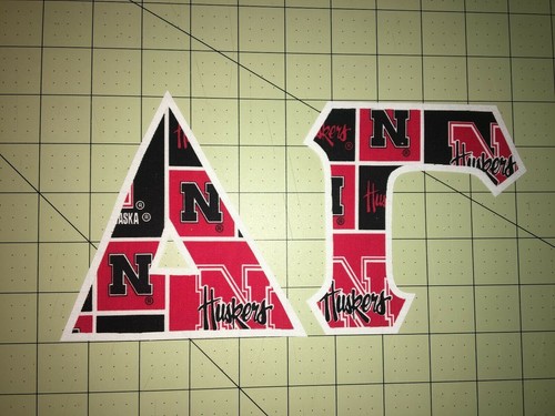DELTA GAMMA 5 INCH IRON ON LETTERS (NO SEW) - MANY OPTIONS AVAILABLE! - Picture 2 of 12