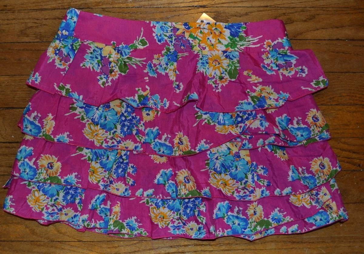 LIPSY of London Designer Skirt Size 12 Ruffle Skirt Tiered