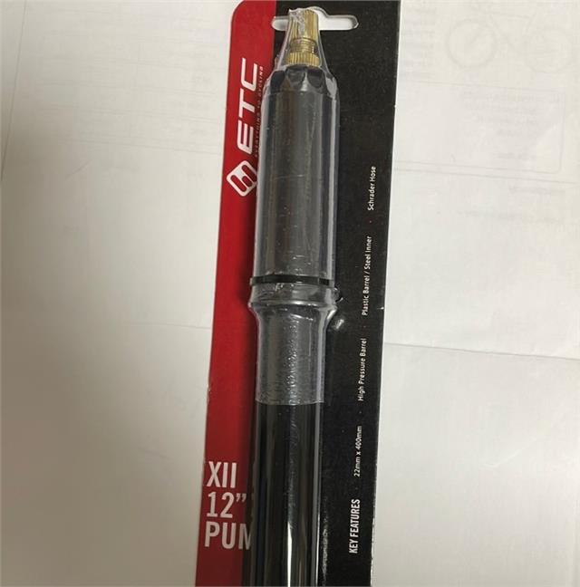 ETC XII Bicycle Pump - Schrader & Presta Valve Adapter - 22x400mm