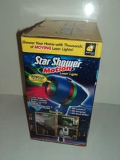 BulbHead Star Shower Motion Laser Lights Projector, New Opened box to take pics