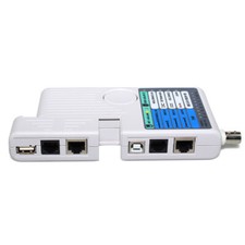4-In-1 RJ45/RJ11/USB/BNC LAN Cable Cat5 Cat6 Wire Tester Network Cable Tester