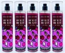 5 Bath  Body Works SWEETHEART CHERRY Fine Fragrance Mist Body Spray 8 oz