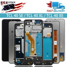 40SE T610 LCD Touch Screen Digitizer Frame For TCL 40 XE T609V T609DL 40XL T608M