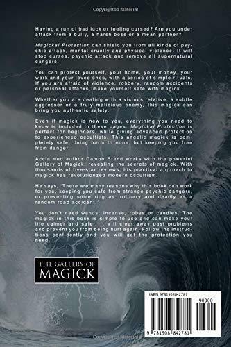 Magickal Protection By Damon Brand - Occult Book Occultism Grimoire Spells Witch - Picture 2 of 2