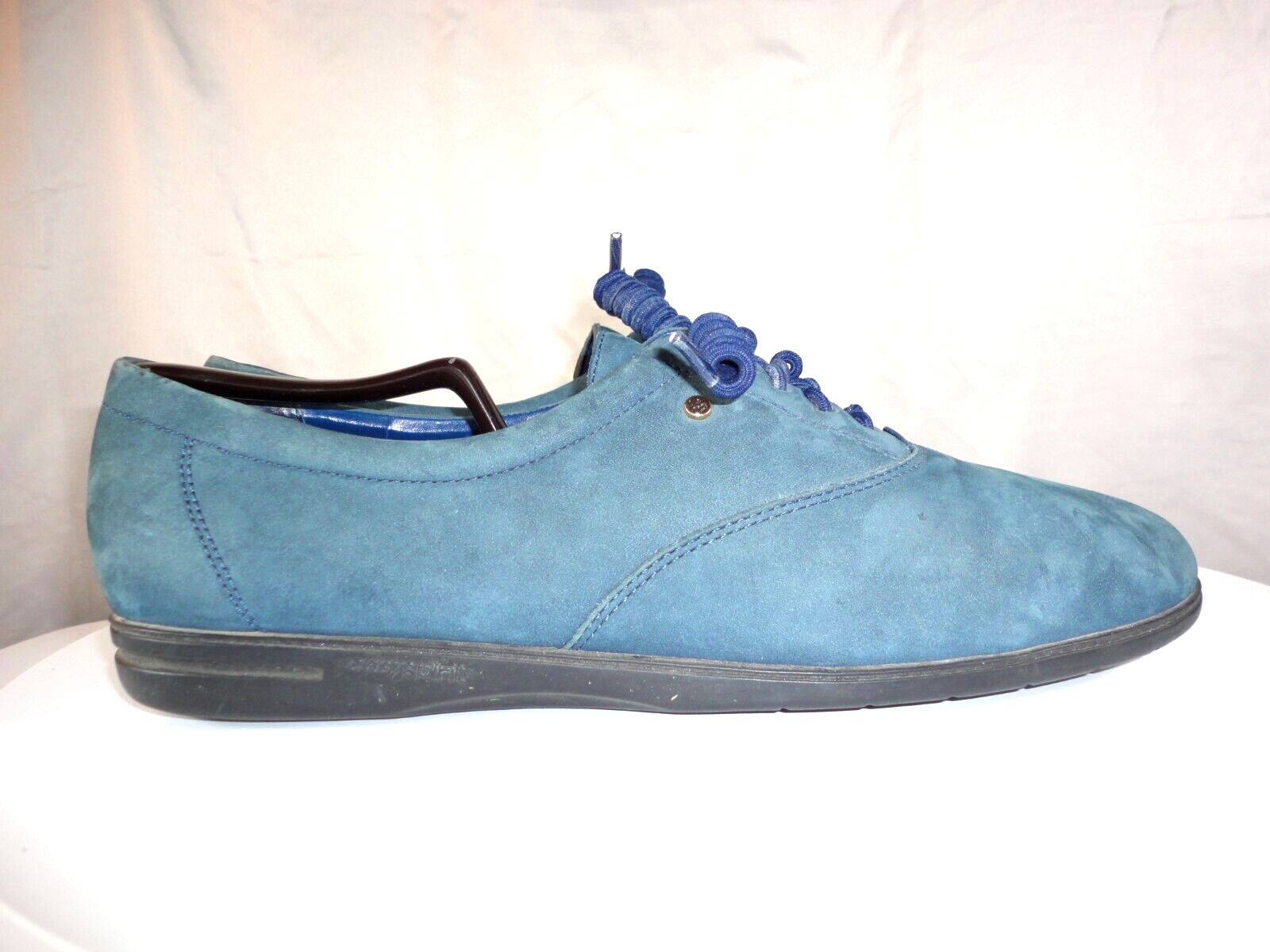 SAOLA Easy Spirit Sneaker da donna Motion Oxford in pelle blu taglia 12B 2 A