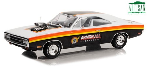 DODGE Charger with Blown engine - 1970 - Armor All - Greenlight 1:18 - Foto 1 di 6