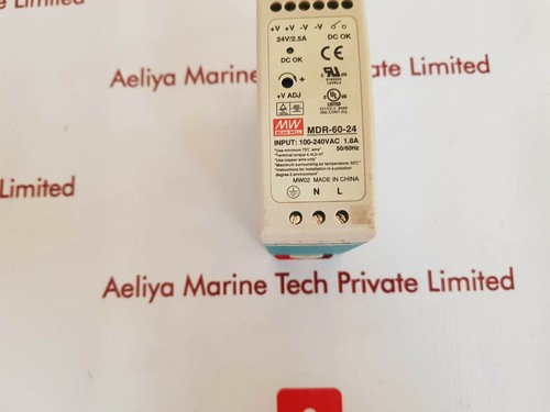Mean well mdr-60-24 power supply 100-240vac 1.8a - Picture 5 of 5