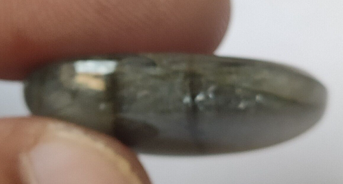 AAA+ 28,15 ct. natürlicher Regenbogen-Labradorit Ovalschliff zweifarbig lose Edelstein Geschenk - Bild 3 von 6