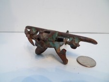 VINTAGE HUBLEY 362 CAST IRON TRI-MOTOR AIRPLANE PLANE TOY