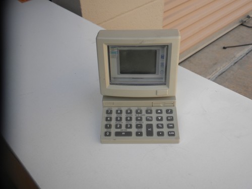 NO FUNCIONA Calculadora Vintage Mini Computadora de Escritorio Leer Información Coleccionable